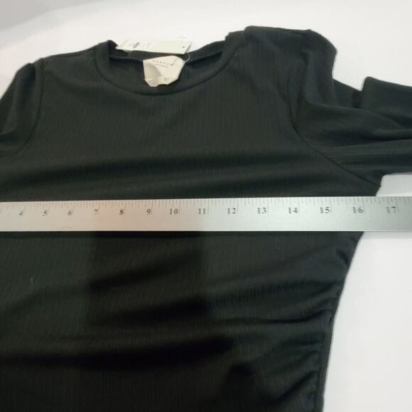 Francesca's Dress Womens Size Medium Black Ribbed Party Whimsygoth Goth LBD - Picture 8 of 10